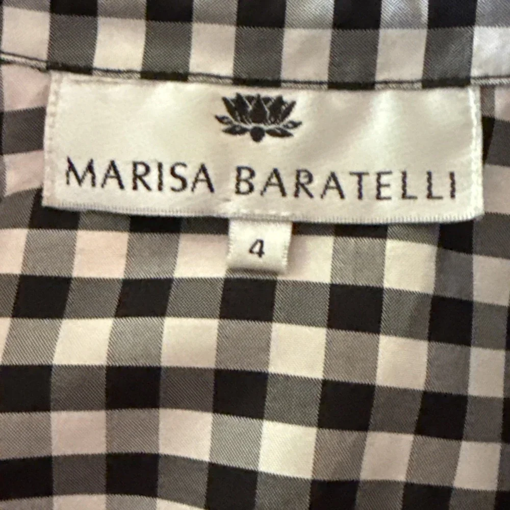 Marisa Baratelli Thai Silk Bright Pink Iridescent Rhinestone Button Front Blazer